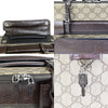 Gucci Web Trolley Rolling Luggage GG Coated Canvas