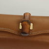 Gucci Vintage Convertible Bamboo Box Crossbody Bag Leather