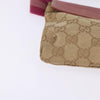 Gucci Vintage Double Belt Bag GG Canvas with Leather