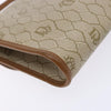 Christian Dior Vintage Honeycomb Flap Crossbody Bag Coated Canvas