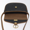 Christian Dior Vintage Honeycomb Flap Crossbody Bag Coated Canvas