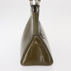 Secondhand cartier Marcello Handbag Khaki Patent Leather Bags