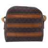 Celine Vintage Macadam Shoulder Bag Canvas and Leather