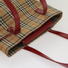 Secondhand Burberry Nova Check Tote Nylon and