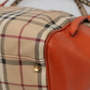 Secondhand Burberry Canterbury Panels Tote Haymarket Coated Canvas and