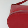 Secondhand Burberry Bucket Bag Red Leather Bags