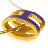 Hermes Pop H Pendant Chain Necklace Metal and Enamel
