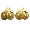 Secondhand Chanel CC logo heart Gold-plated