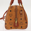 Secondhand MCM Visetos logogramme Handbag Canvas and