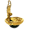 Secondhand Chanel Vintage Round Clip-On Earrings Metal with Gripoix