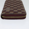 Secondhand Louis Vuitton Zippy Wallet NM Damier Piet