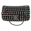 Secondhand Chanel Polka Dot Print Flap Bag