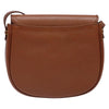 Secondhand Burberry Flap Messenger Brown Leather Bags