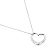 Tiffany & Co. Elsa Peretti Open Heart Pendant Necklace Sterling Silver
