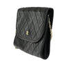 Chanel Vintage Round Flap Bag Quilted Lambskin