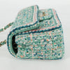 Chanel Classic Single Flap Bag Braided Quilted Tweed