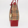 Secondhand Burberry Nova Check Handbag Nova Check Canvas and