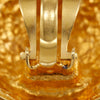 Secondhand Chanel Vintage Round CC Clip-On Earrings