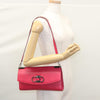 Salvatore Ferragamo Gancini Shoulder Bag Leather