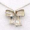Tiffany & Co. Ribbon Bow Pendant Necklace Silver