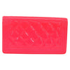 Secondhand Chanel Boy Yen Wallet Quilted Patent