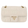Secondhand Prada Chain Flap Shoulder Bag Nappa Gaufre