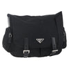 Secondhand Prada Double Buckle Flap Camera Bag Tessuto
