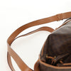 Secondhand Celine Vintage Drawstring Flap Backpack Macadam