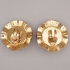 Secondhand Chanel Vintage Round Clip-On Earrings Metal with Faux
