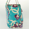 Chanel Vintage Floral Tote Vinyl