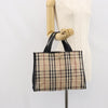 Secondhand Burberry Nova Check Tote canvas check pattern