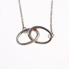 Tiffany & Co. Elsa Peretti Double Loop Pendant Necklace Silver 925
