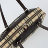 Secondhand Burberry Nova Check Tote Canvas and