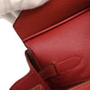 Hermes Birkin Handbag Red Ardennes with Gold Hardware