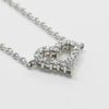 Tiffany & Co. Sentimental Heart Necklace Platinum