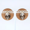 Secondhand Hermes Clou De Selle Clip-On Earrings