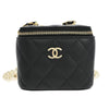Secondhand Chanel Vanity Case with Pearl Chain Quilted