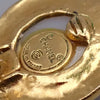 Secondhand Chanel Vintage Round Chain Clip-On Earrings Metal with Faux