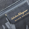 Secondhand Salvatore Ferragamo Convertible Vara Bow Tote Lizard Embossed