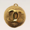 Chanel Vintage CC Round Clip-On Earrings Metal