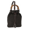 Gucci Vintage Bamboo Sling Backpack Nylon