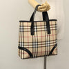 Secondhand Burberry Vintage Open Tote Coated Canvas with Studded