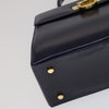Salvatore Ferragamo Gancini Convertible Top Handle Bag Leather