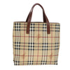 Secondhand Burberry Top Handle Tote Haymarket
