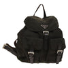 Secondhand Prada Vela Double Front Pocket Backpack Tessuto with Saffiano