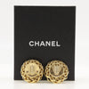 Secondhand Chanel Vintage Round CC Clip-On Earrings