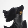 Secondhand Chanel Vintage Round CC Clip-On Earrings