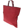 Secondhand Loewe Anagram Tote Red Suede Accessories