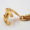 Chanel CC Flower Pendant Necklace Metal