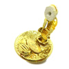 Secondhand Chanel CC Button Clip-On Earrings